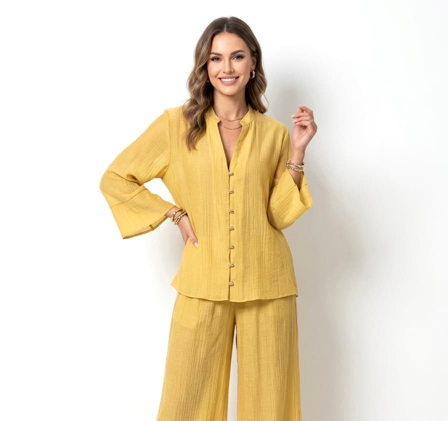 Camicia — 33026 — SENAPE