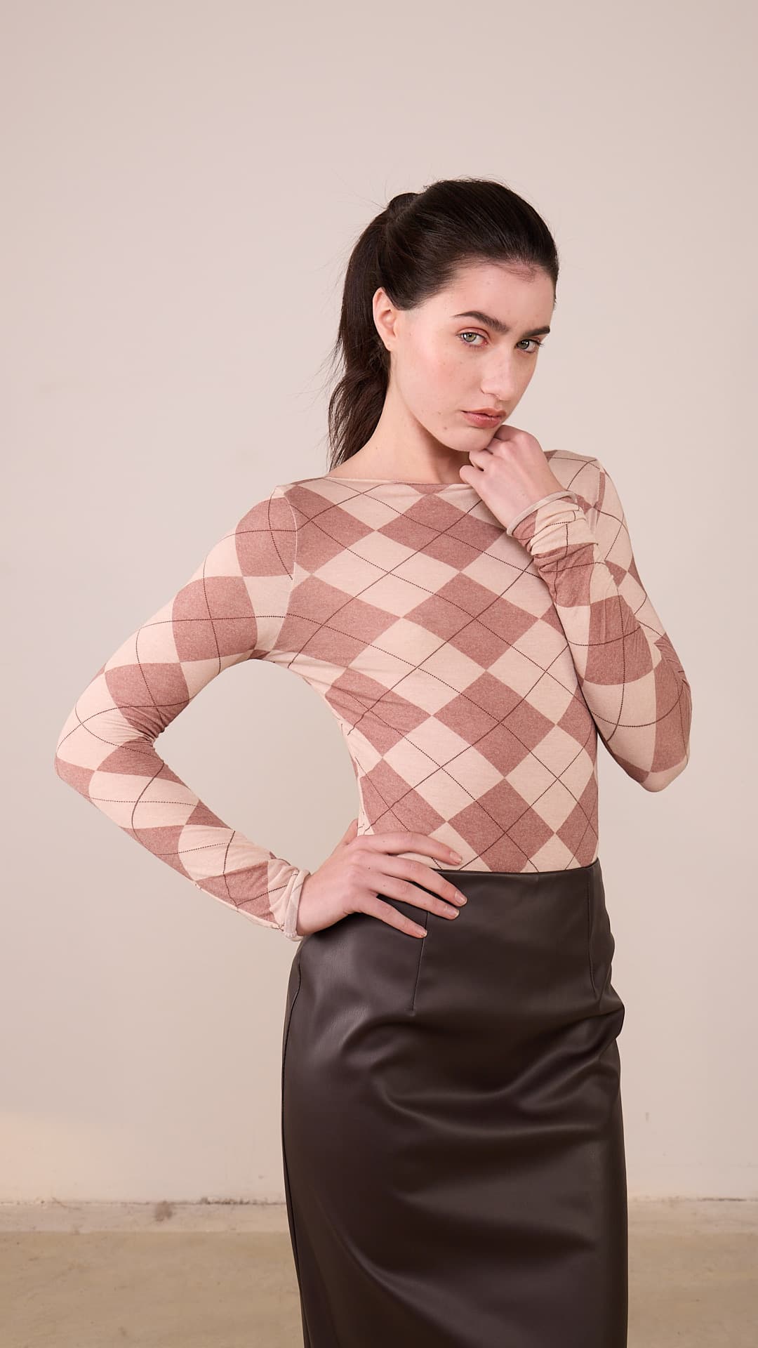 Maglia — 23018 — BEIGE