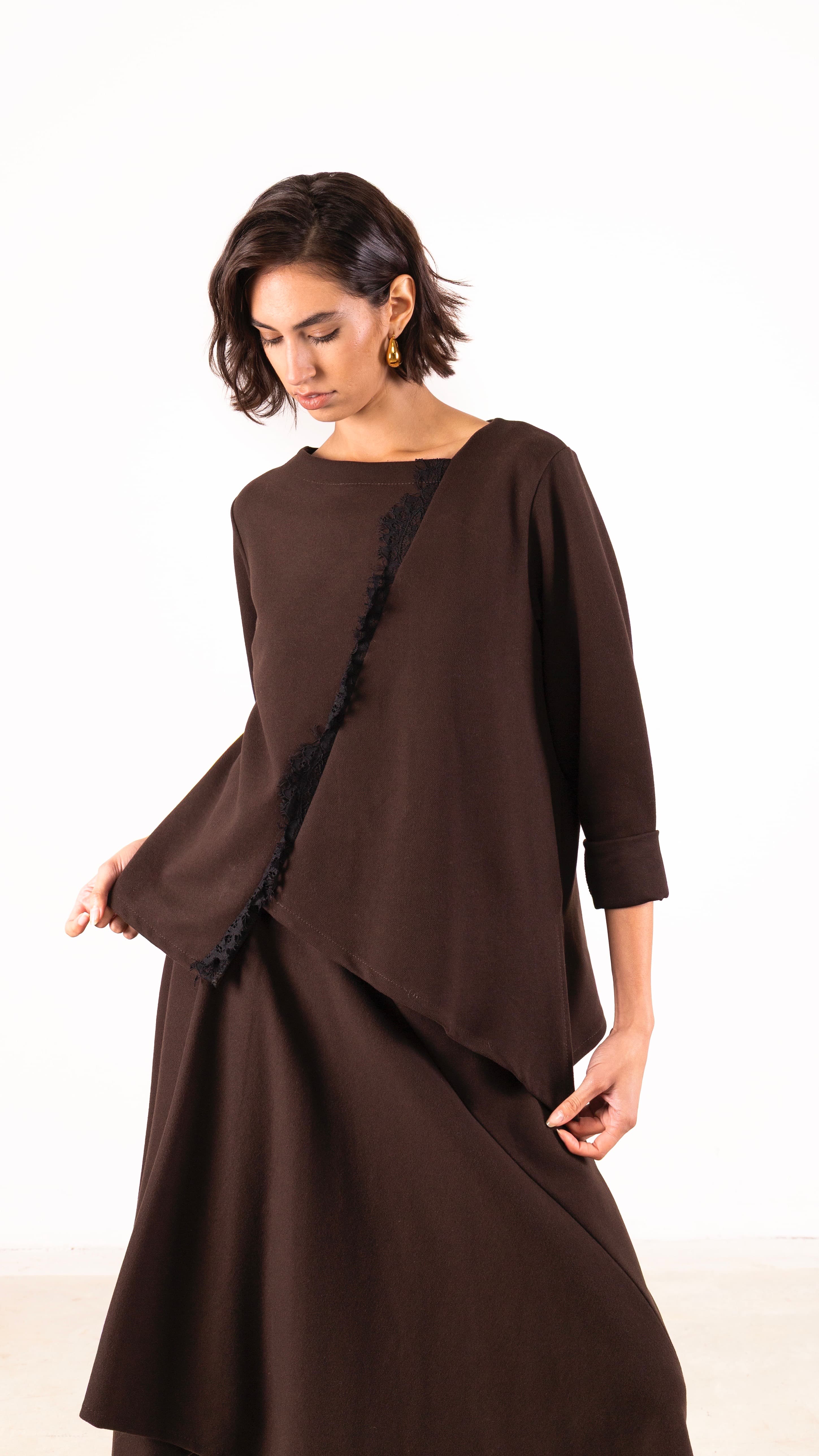 Maglia — 27021 — MARRONE