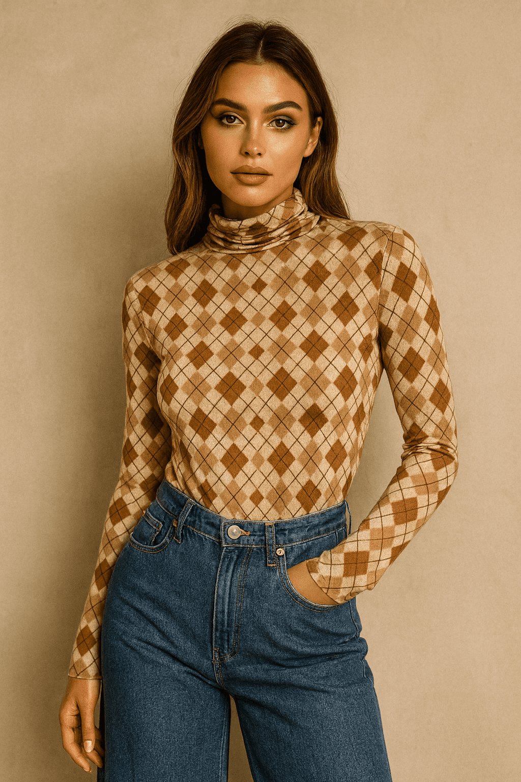 Maglie basic — 21016 — BEIGE