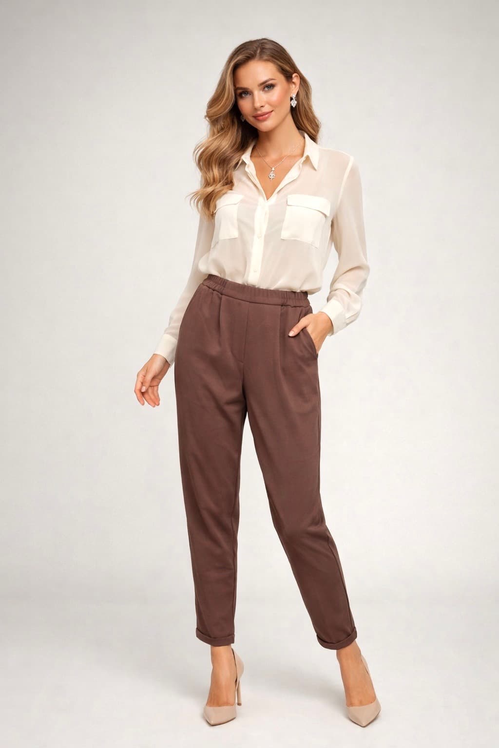 Pantaloni — 24019 — MORO