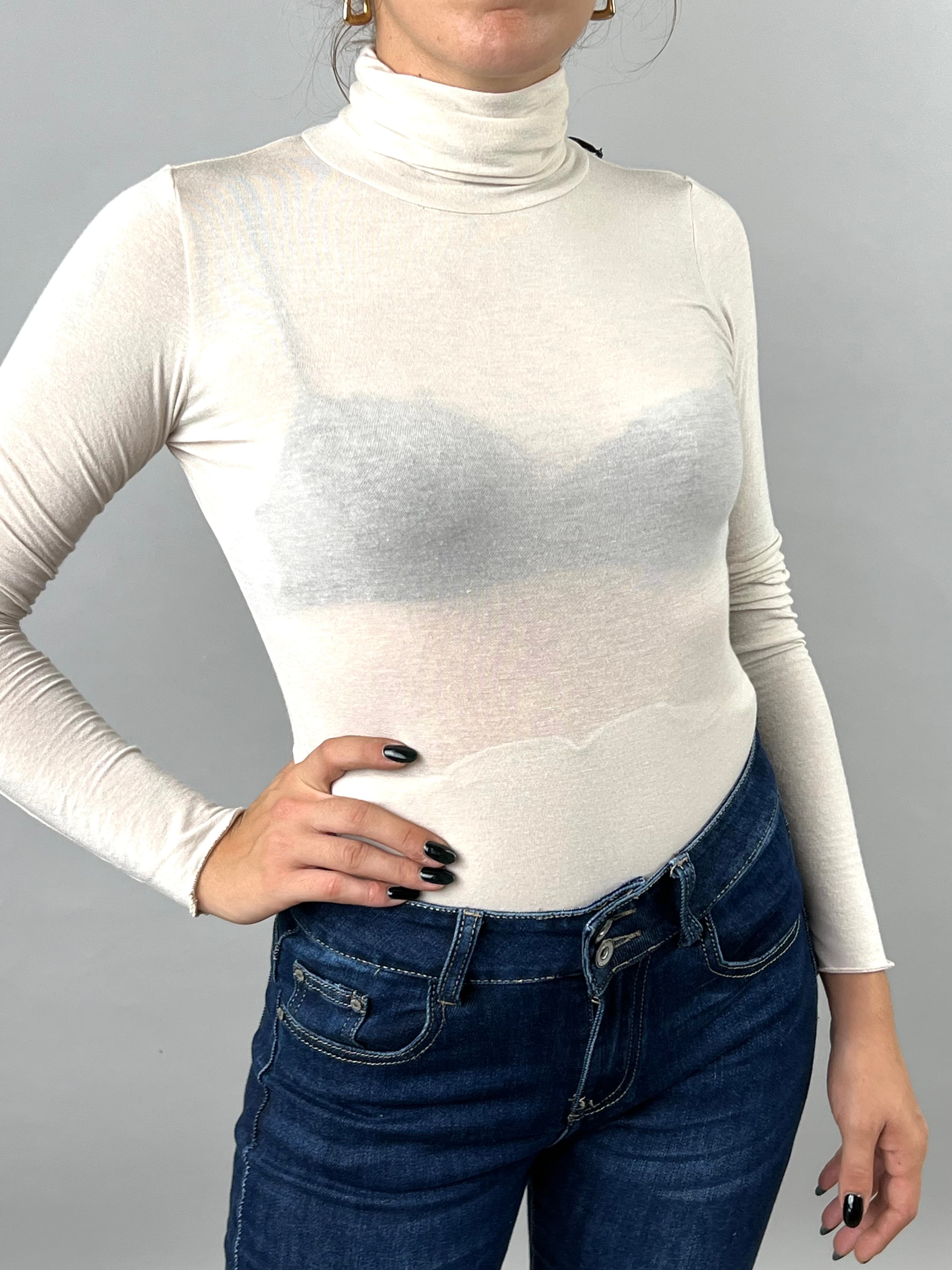 Maglie basic — 22017 — BEIGE