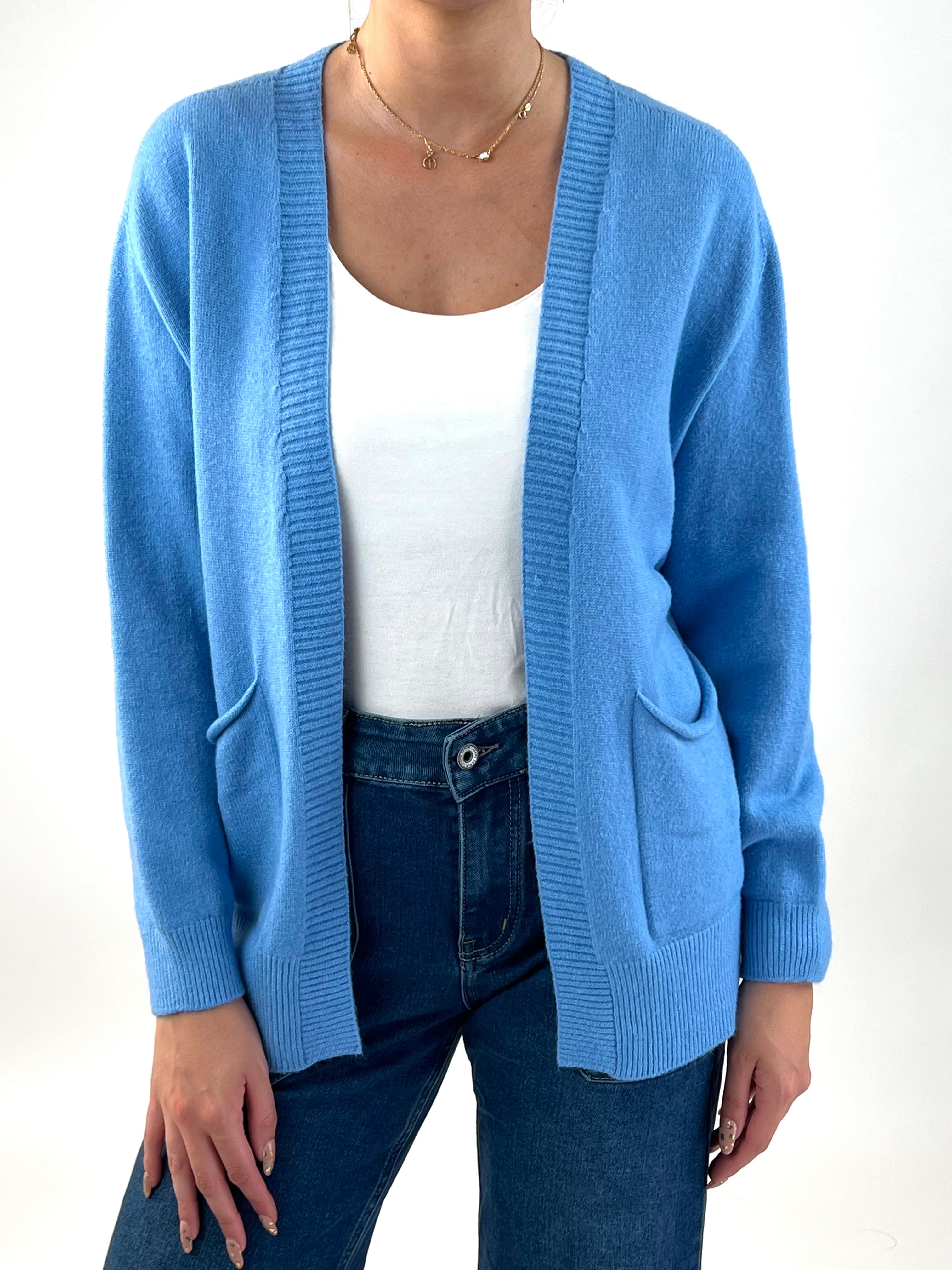 Cardigan — 46037 — AIR BLU 482