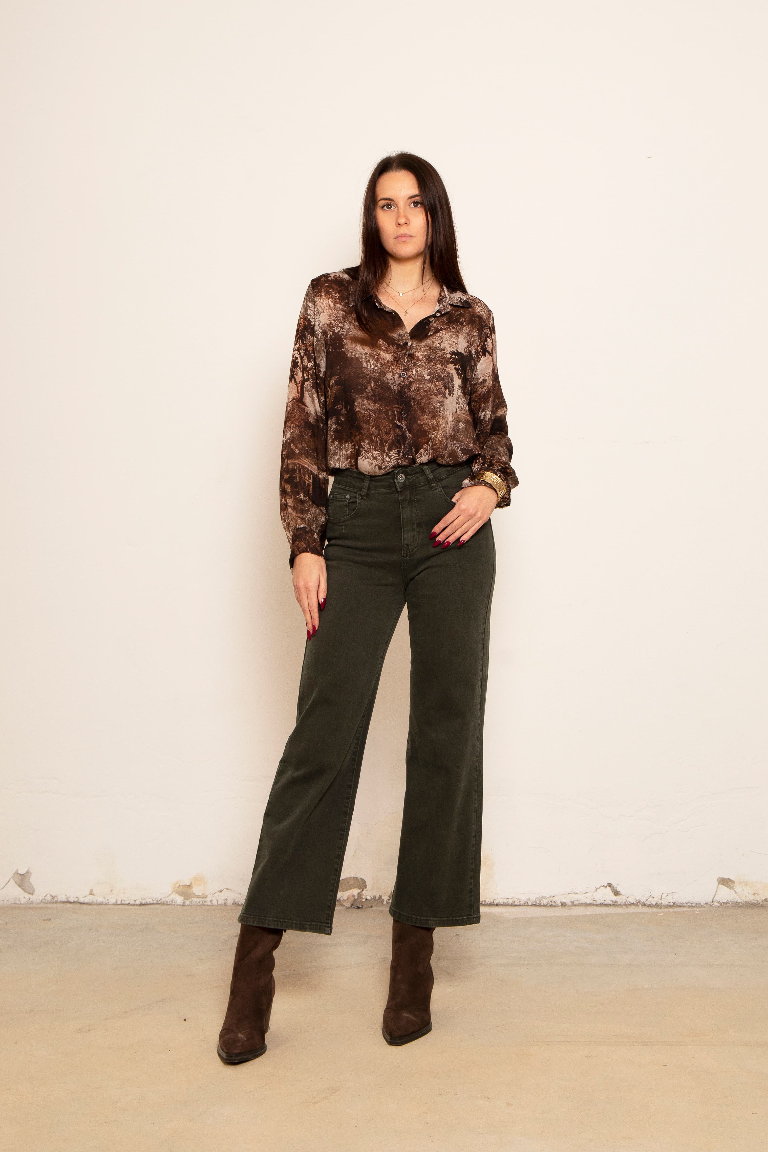 Camicia — 28022 — MARRONE